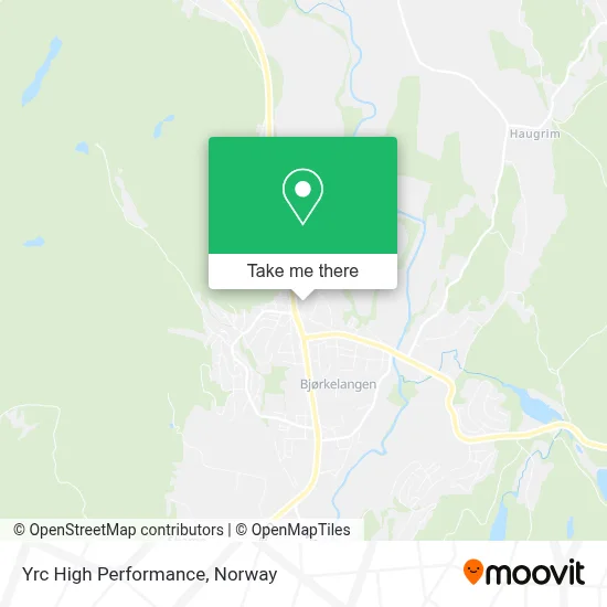 Yrc High Performance map