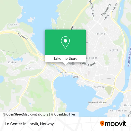 Lo Center In Larvik map
