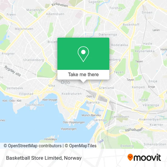 Basketball Store Limited map