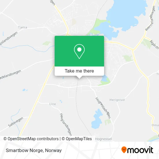 Smartbow Norge map