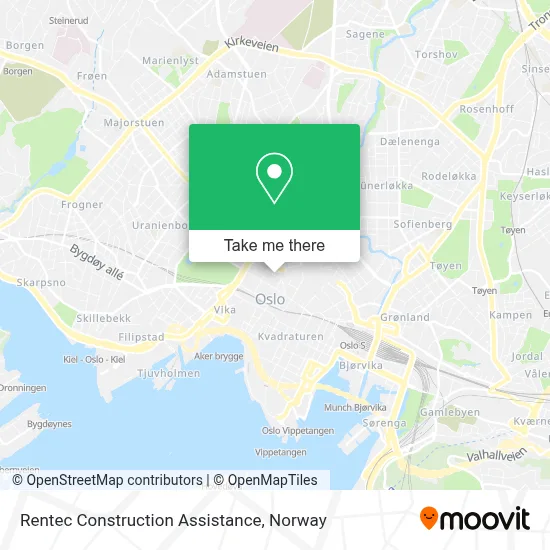 Rentec Construction Assistance map