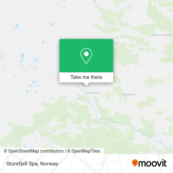 Storefjell Spa map