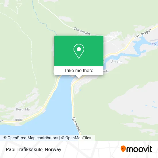 Papi Trafikkskule map