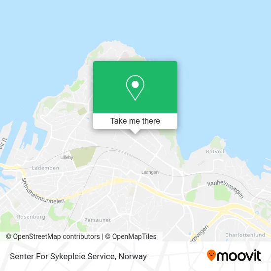 Senter For Sykepleie Service map