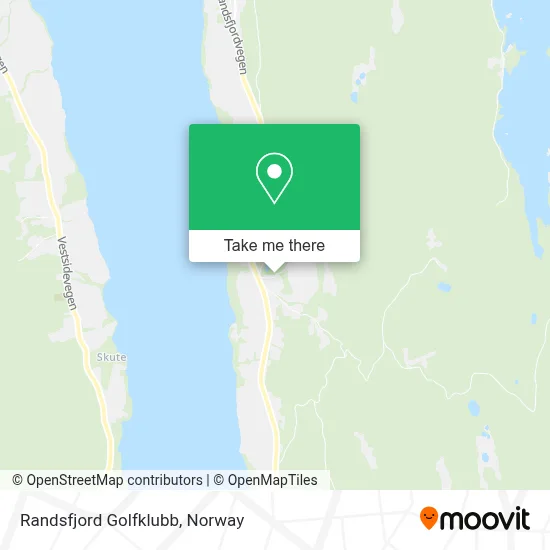 Randsfjord Golfklubb map