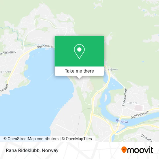 Rana Rideklubb map