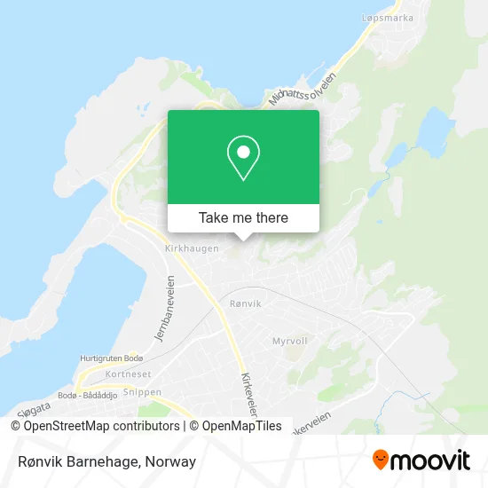 Rønvik Barnehage map