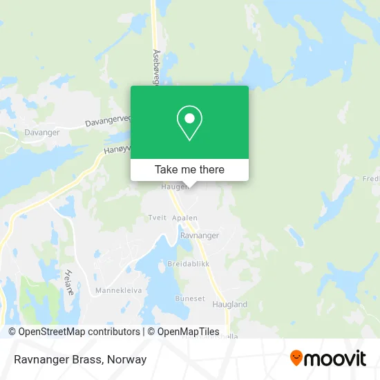 Ravnanger Brass map