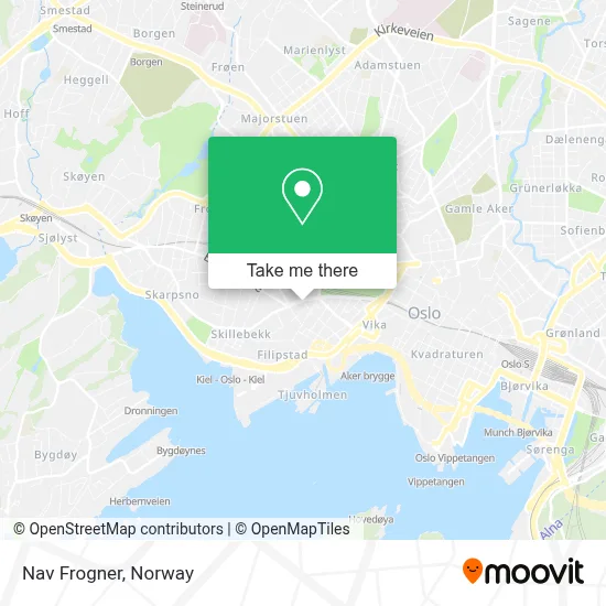 Nav Frogner map