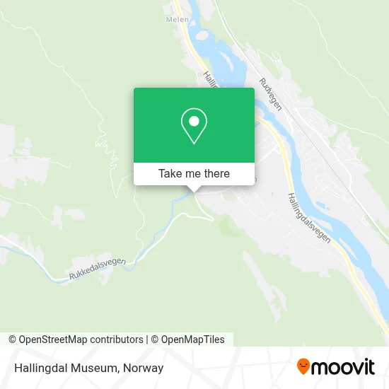 Hallingdal Museum map