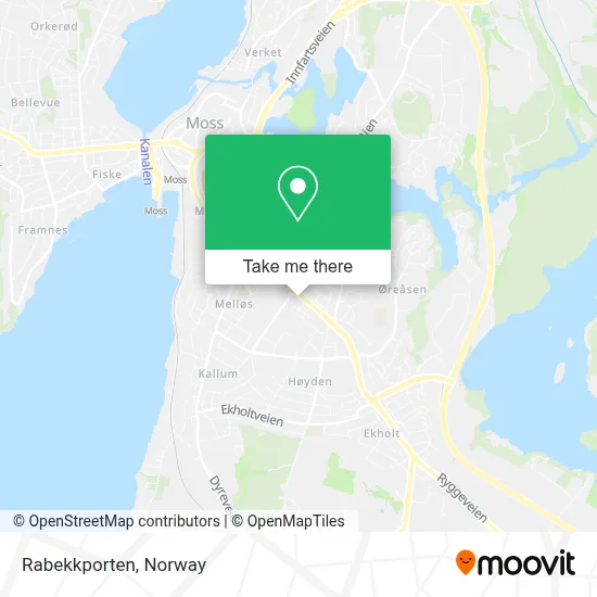 Rabekkporten map