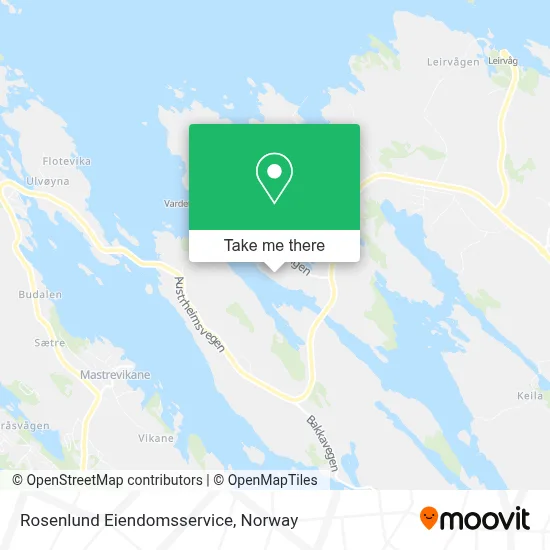 Rosenlund Eiendomsservice map
