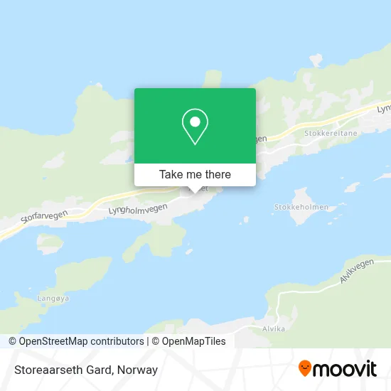 Storeaarseth Gard map