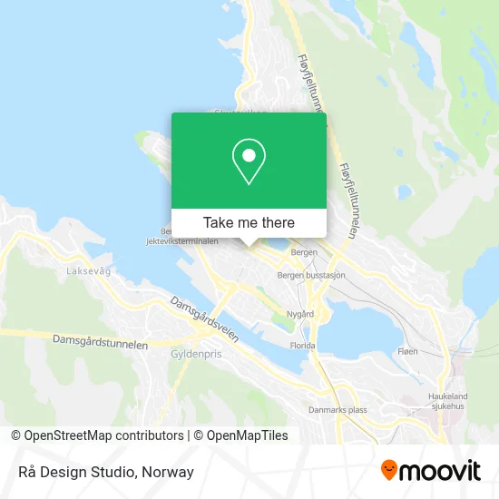 Rå Design Studio map