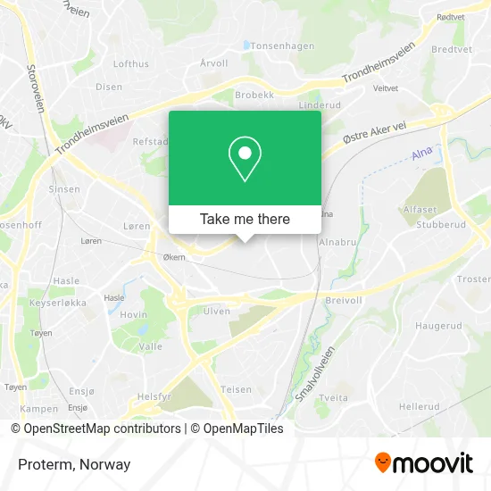 Proterm map