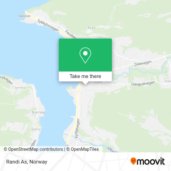 Randi As map