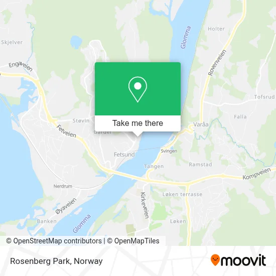 Rosenberg Park map