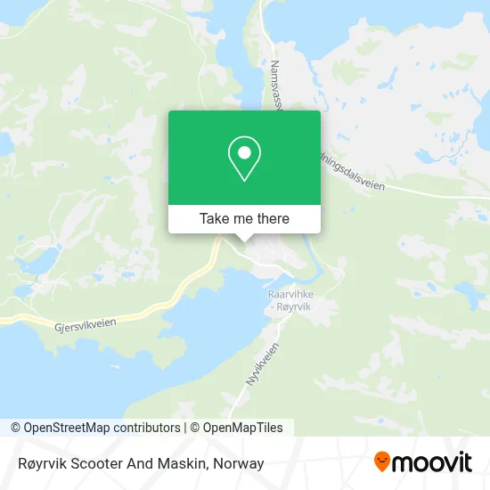 Røyrvik Scooter And Maskin map