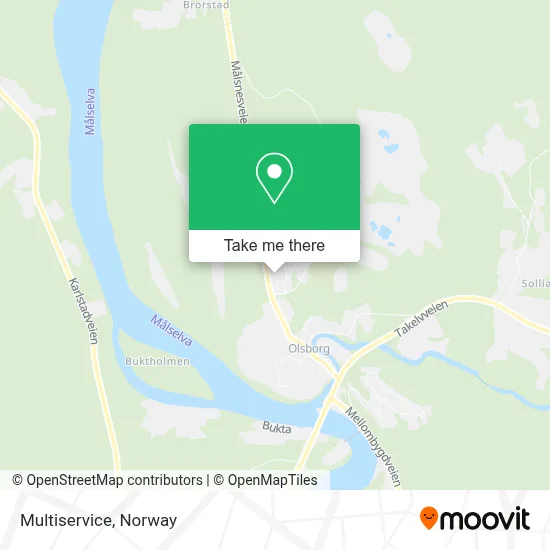 Multiservice map