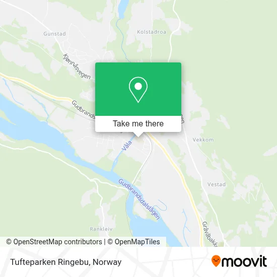 Tufteparken Ringebu map