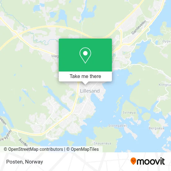 Posten map