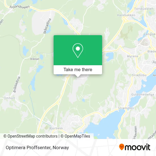 Optimera Proffsenter map