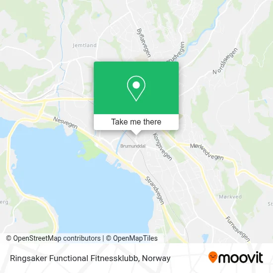 Ringsaker Functional Fitnessklubb map