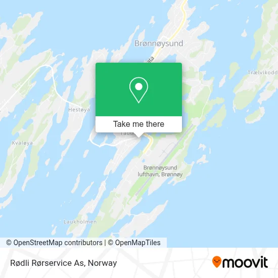 Rødli Rørservice As map