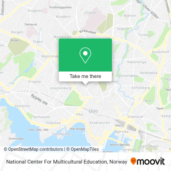 National Center For Multicultural Education map