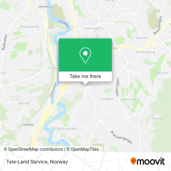 Tele-Land Service map