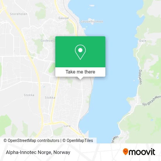 Alpha-Innotec Norge map