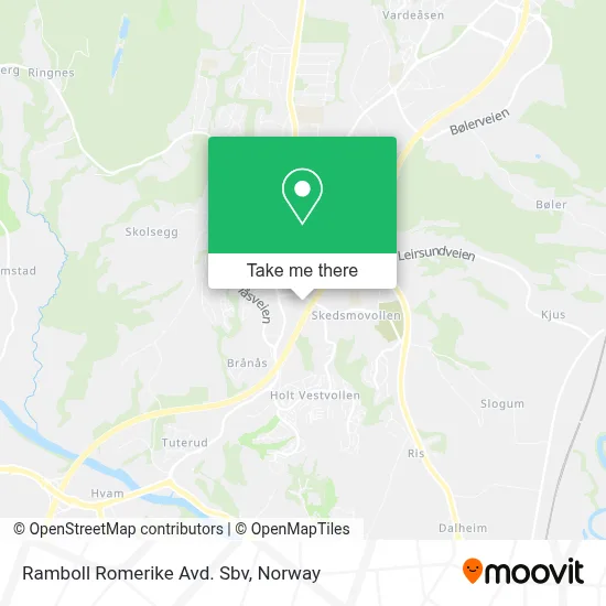 Ramboll Romerike Avd. Sbv map