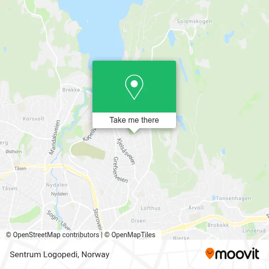 Sentrum Logopedi map