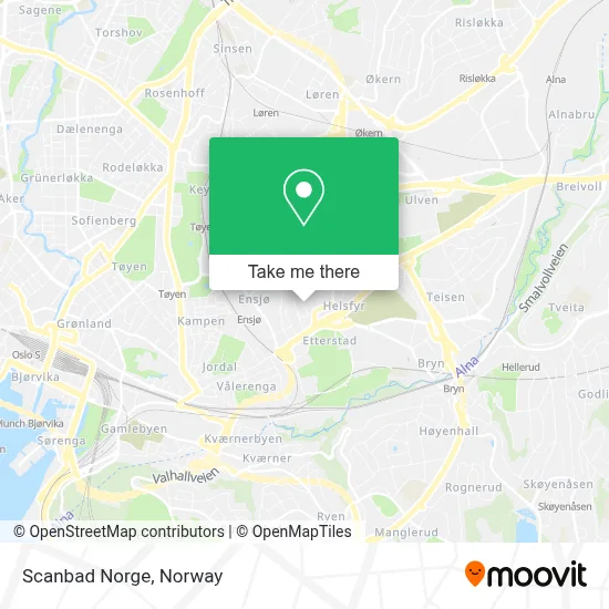 Scanbad Norge map