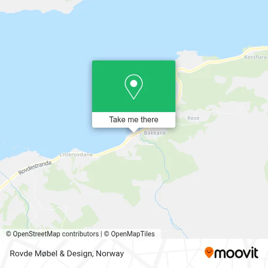 Rovde Møbel & Design map