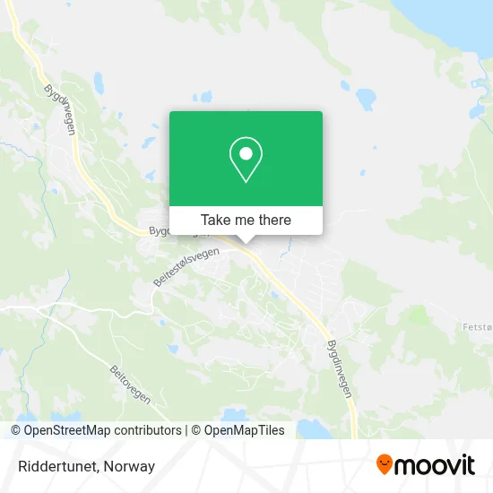 Riddertunet map