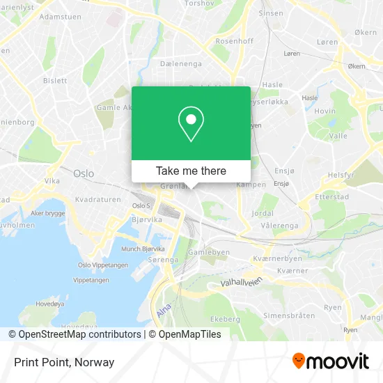 Print Point map