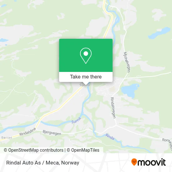 Rindal Auto As / Meca map