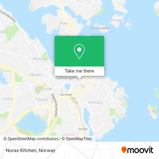 Noras Kitchen map