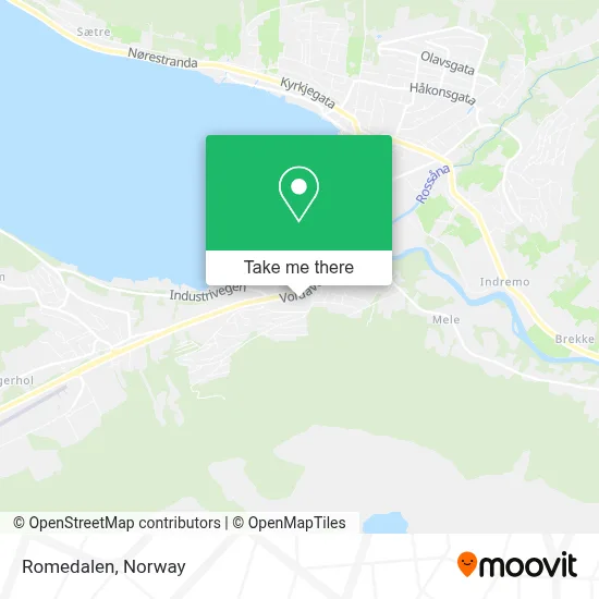 Romedalen map