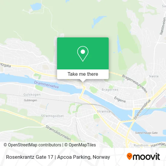 Rosenkrantz Gate 17 | Apcoa Parking map