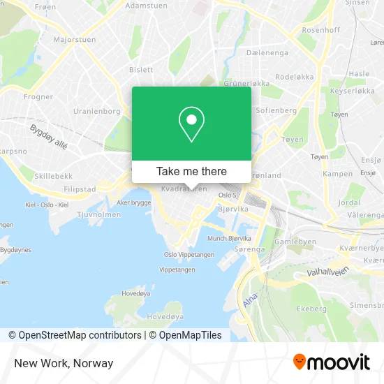 New Work map