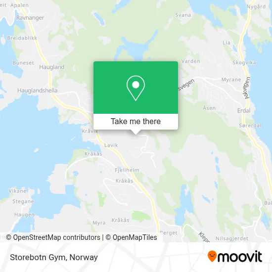 Storebotn Gym map
