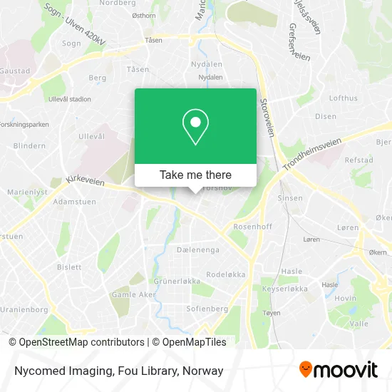 Nycomed Imaging, Fou Library map