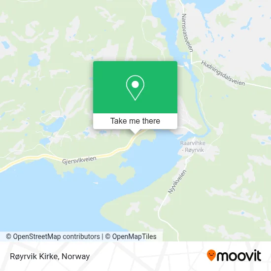 Røyrvik Kirke map