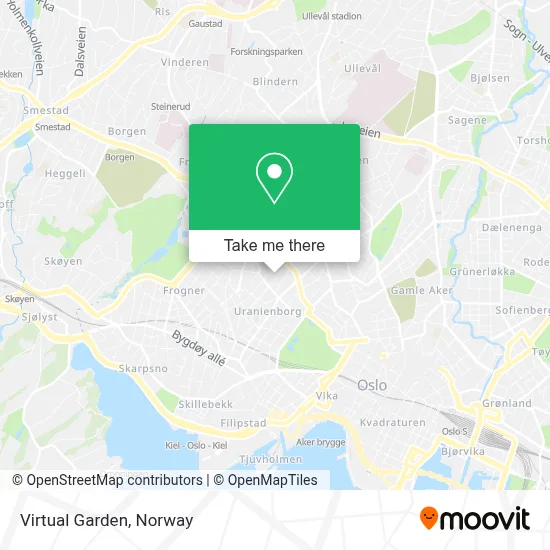 Virtual Garden map