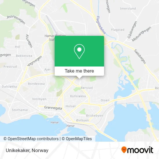 Unikekaker map