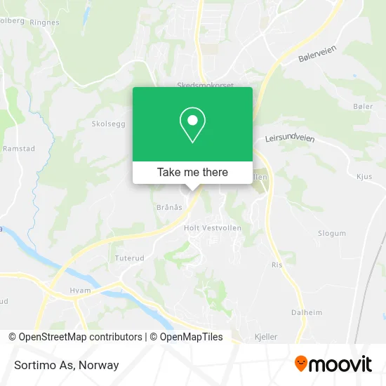 Sortimo As map