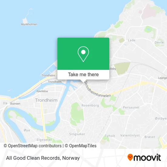 All Good Clean Records map