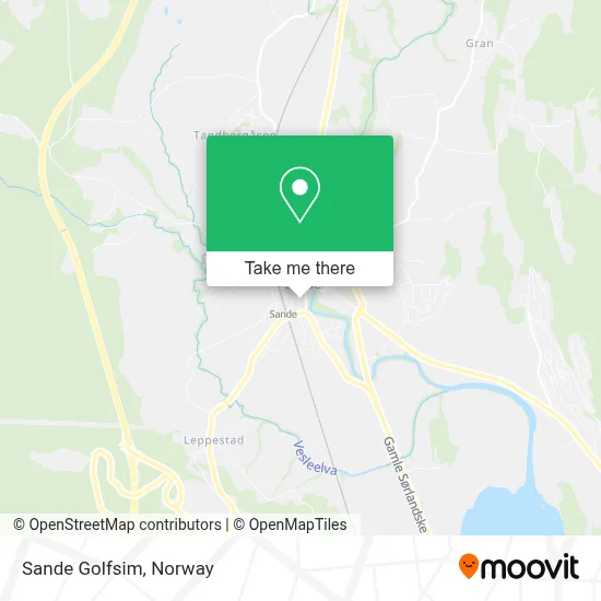 Sande Golfsim map